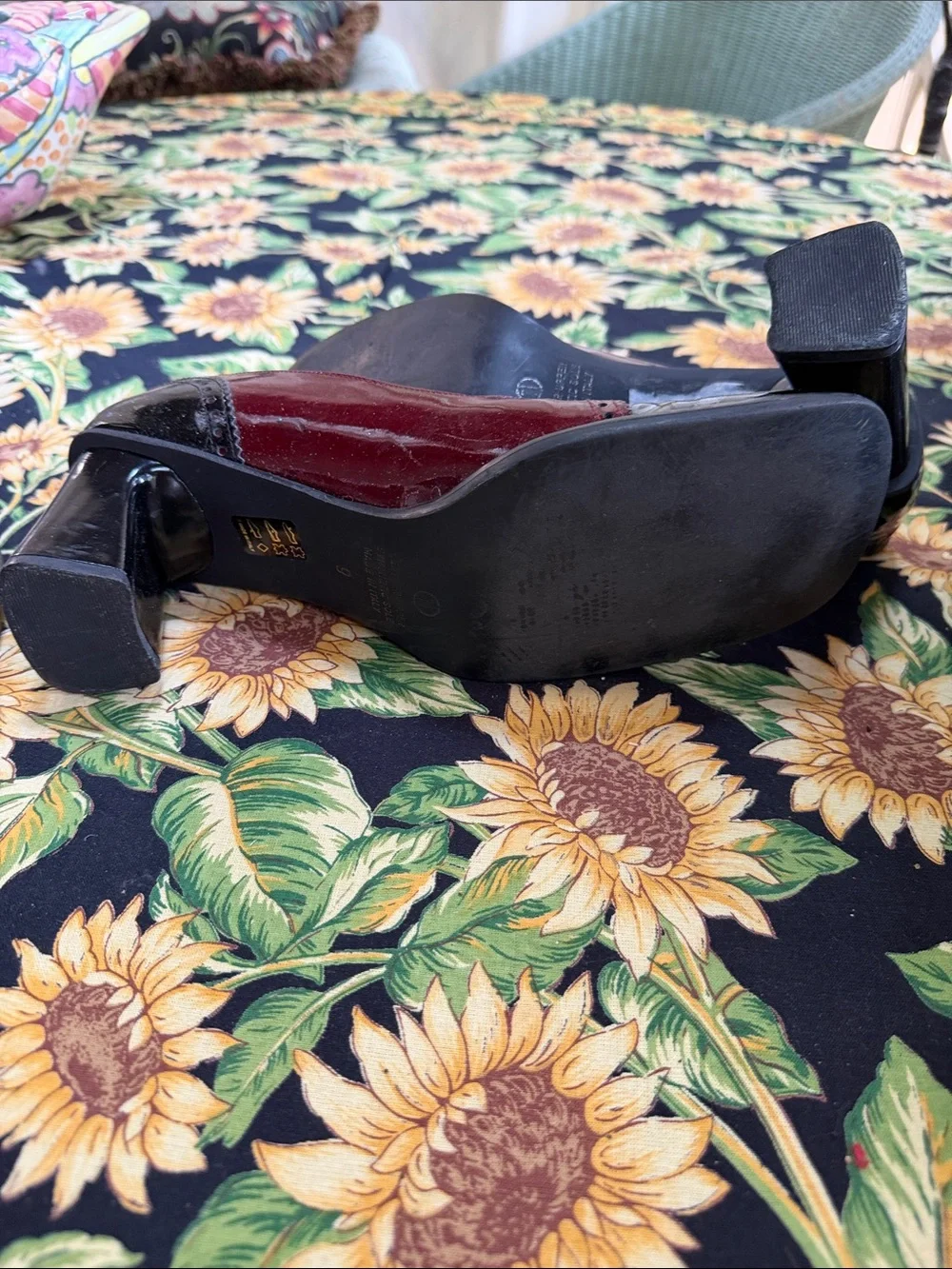 A. Giannetti patent leather